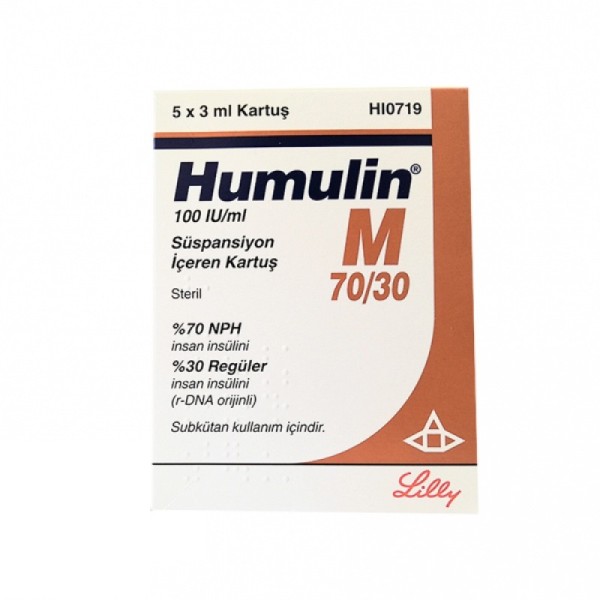 Humulin M 70/30 (Cart) Eli Lilly