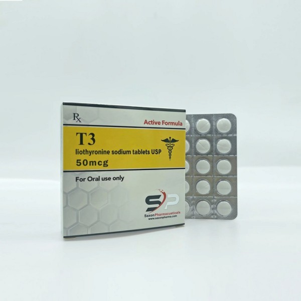 T3 50mcg / 50 tabs Saxon Pharmaceuticals