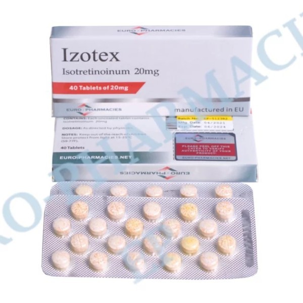 Izotex – 20mg/tab – 40 tab/blister EU Euro-Pharmacies