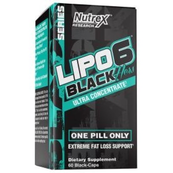 Nutrex - Lipo 6 Black Hers UC 60 caps Nutrex